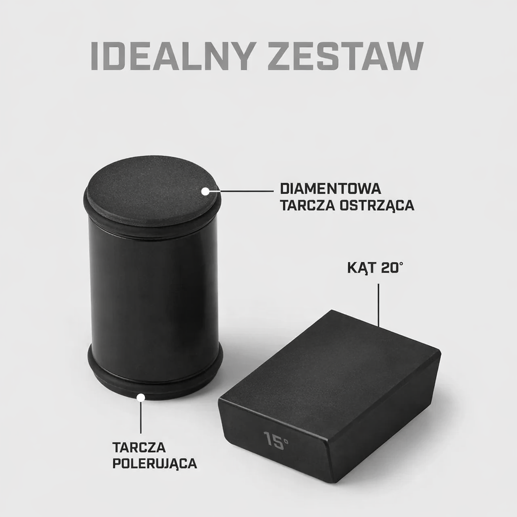 PewnyNóż™ Pro Diamond – Magnetyczny System Ostrzenia (V2 Black Edition)