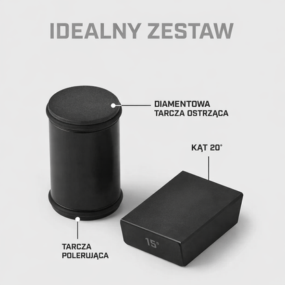 PewnyNóż™ Pro Diamond – Magnetyczny System Ostrzenia (V2 Black Edition)